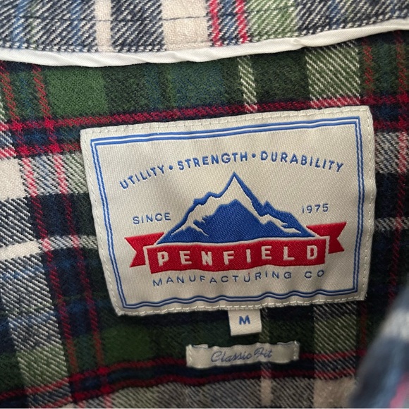 Penfield Button Down Long Sleeve Flannel Shirt - Picture 5 of 7